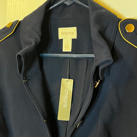 NWT Chico’s Military Button Jacket - Picture 5 of 6